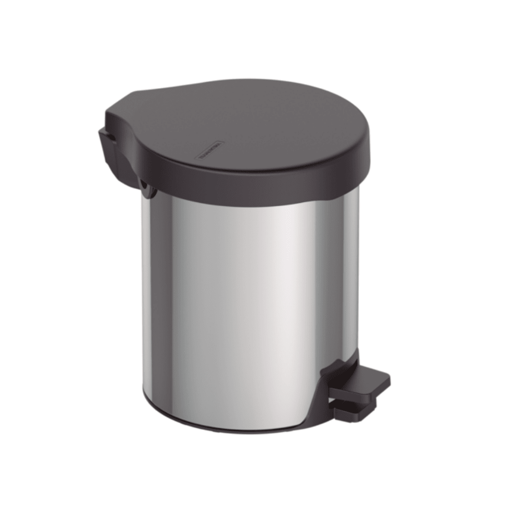 BASURERO INOX C/PEDAL NEW 5L1
