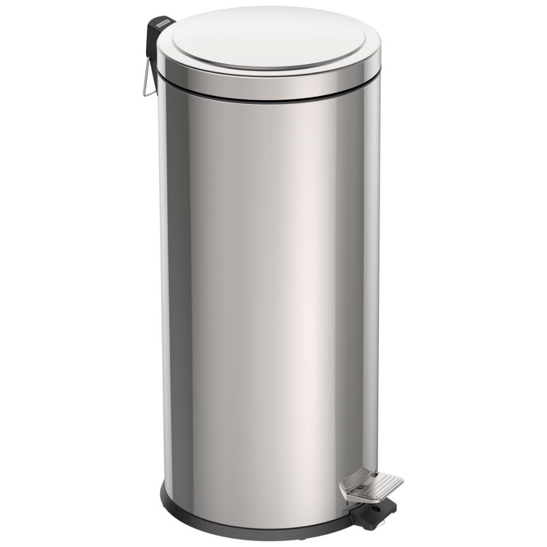 BASURERO ACERO INOX C/PEDAL 30 LIT1