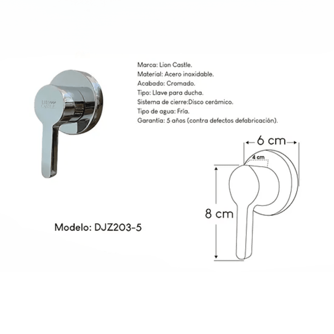 LLAVE DE DUCHA/PALANCA 