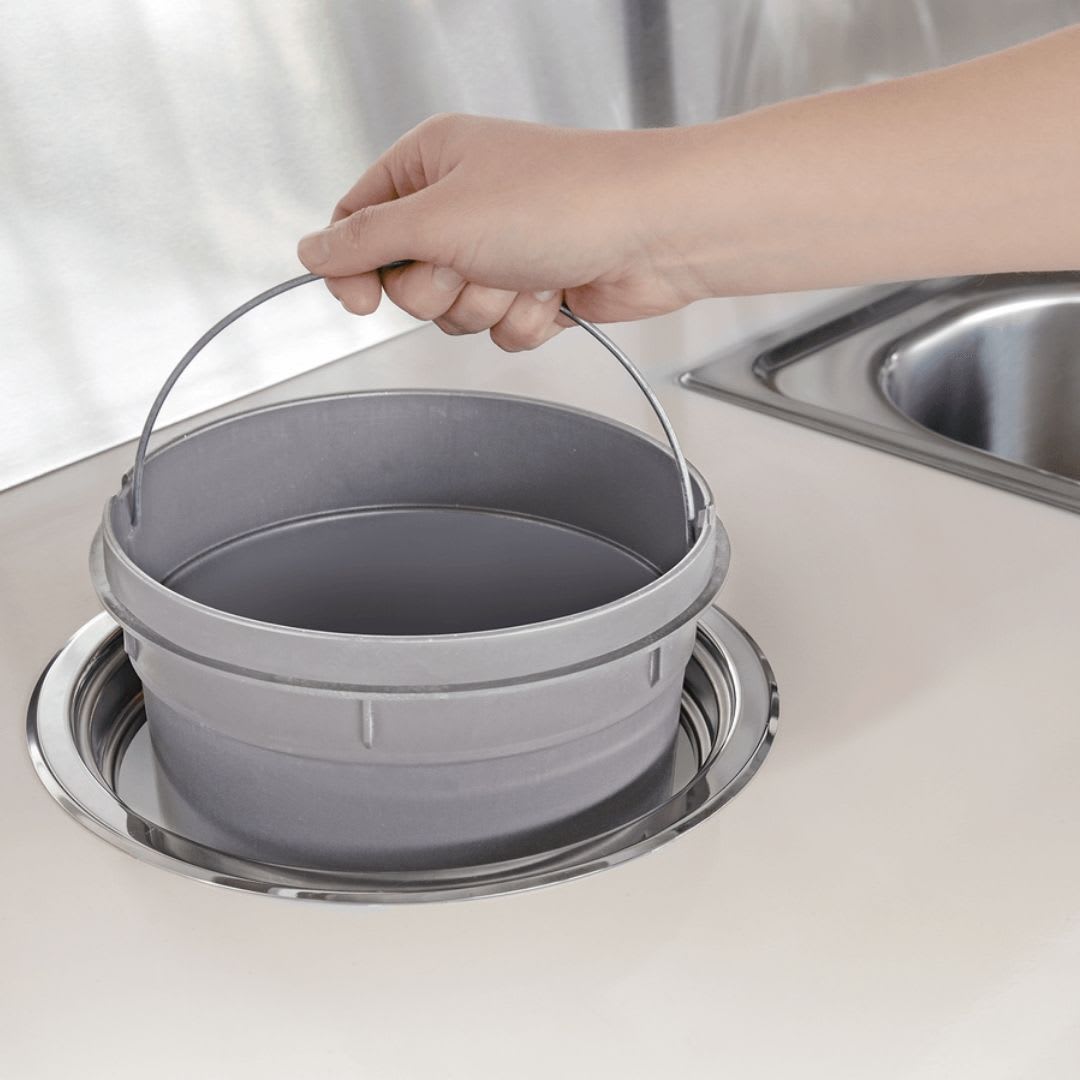 BASURERO INOX EMPOTRAR CLEAN 8L3