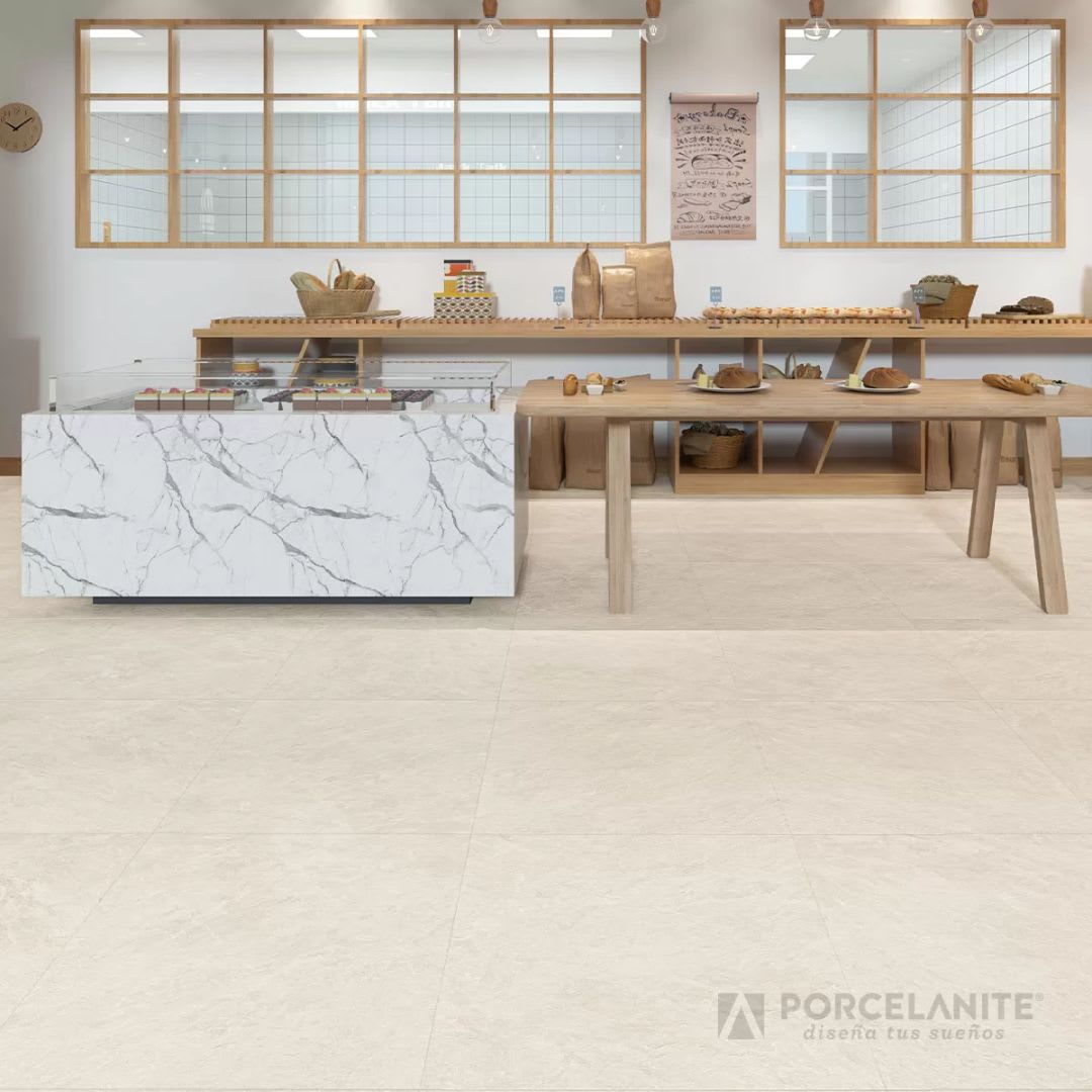 PORCELANATO RECTIFICADO STONE IVORY 60X602