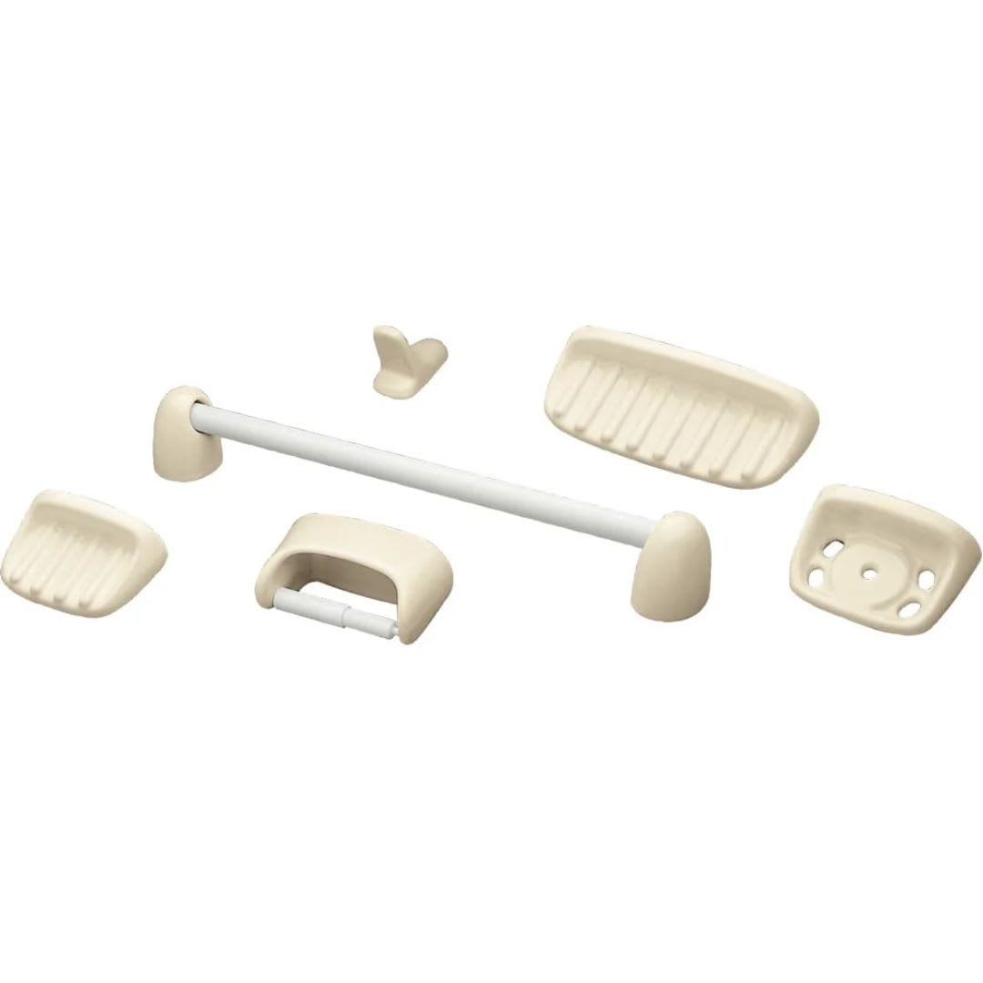 KIT DE ACCES.PORCELANA BONE (6-PZS) E579.15-BO FV-20171