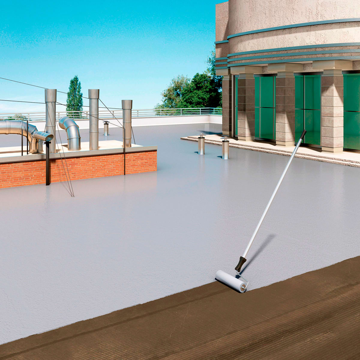 SIKAFILL TECHO-5 FIBRA GRIS x 20 L2