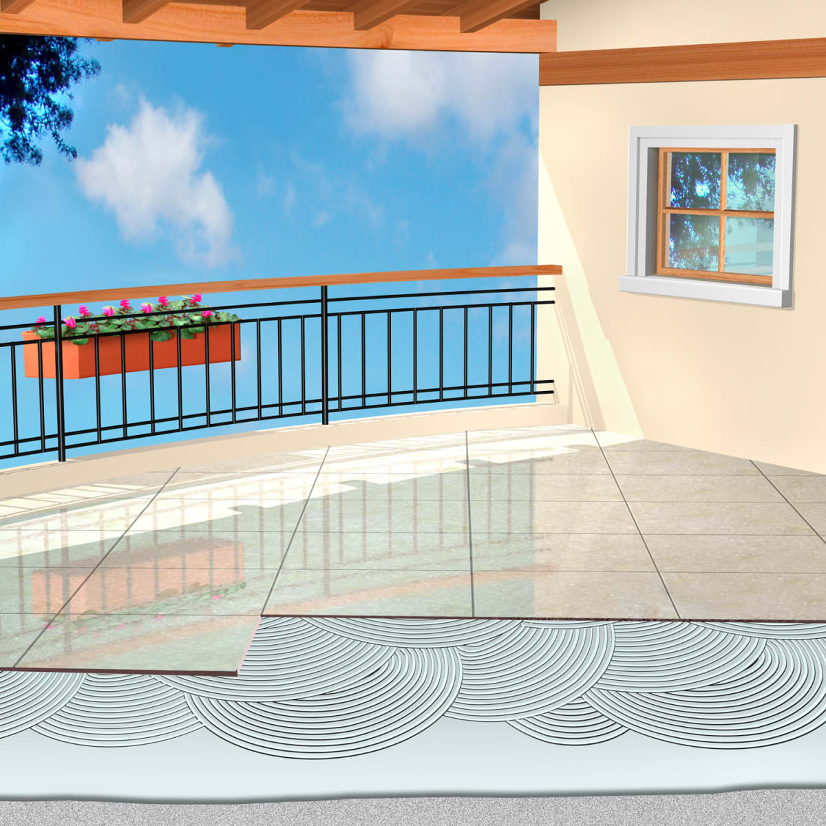 SIKACERAM-203 BLANCO FLEXIBLE IMPERMEABLE x 25 kg2