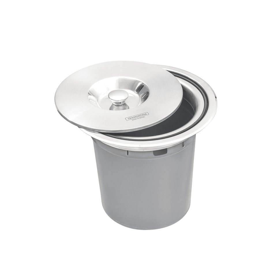 BASURERO INOX EMPOTAR CLEAN 5L1