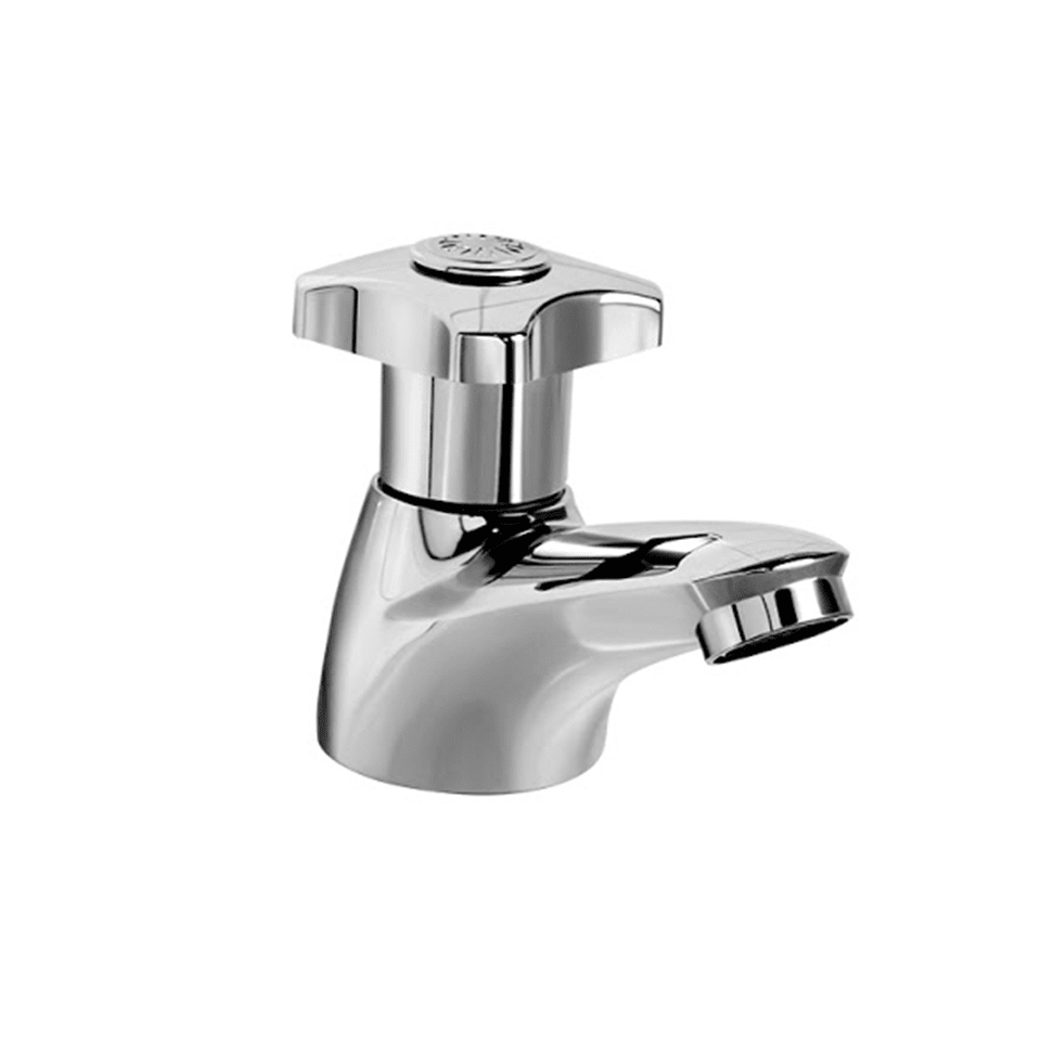 LLAVE DE LAVATORIO SIMPLE CROMADA -PUNTA SAL1