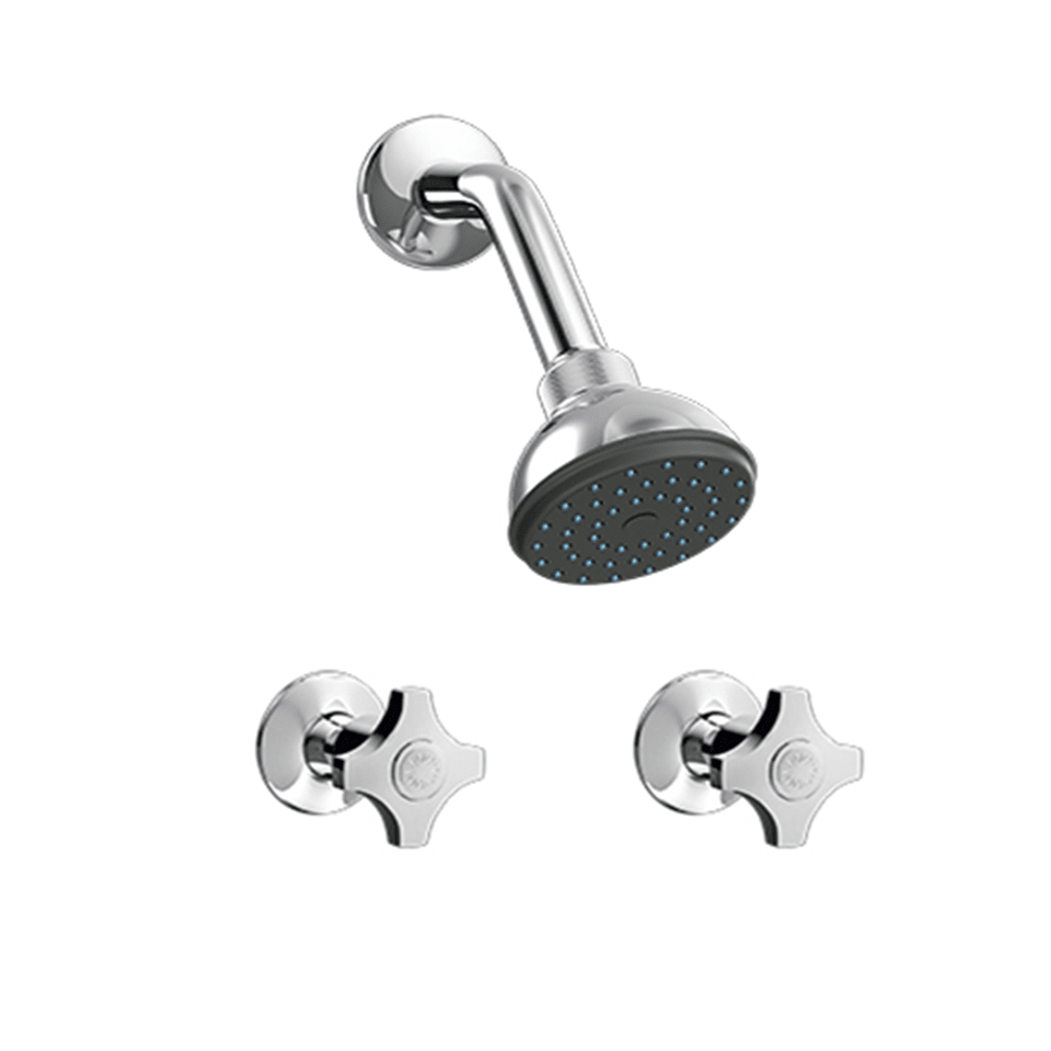 BAÑO - MEZCLADORA DUCHA 2 LLAVES OMEGA CROMO1