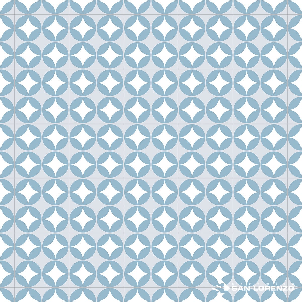 DECO CARDINALE AZURRO 21.6X21.61