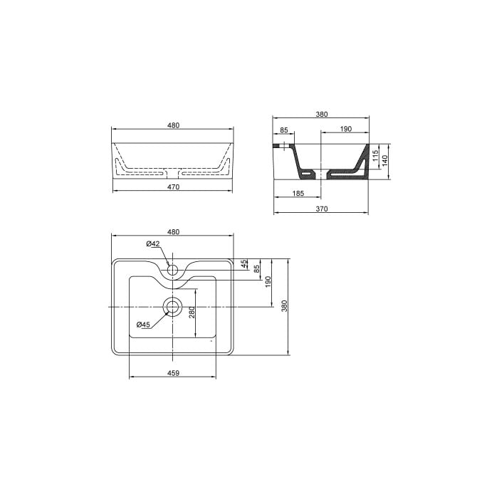 BOWL MAUI BLANCO VAINSA2