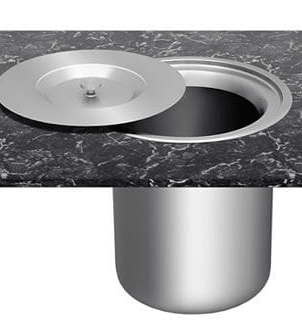 BASURERO INOX EMPOTAR CLEAN 5L2