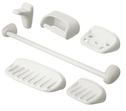 KIT DE ACCES.PORCELANA BLANCO (6-PZS) E579-15-BL FV-20173