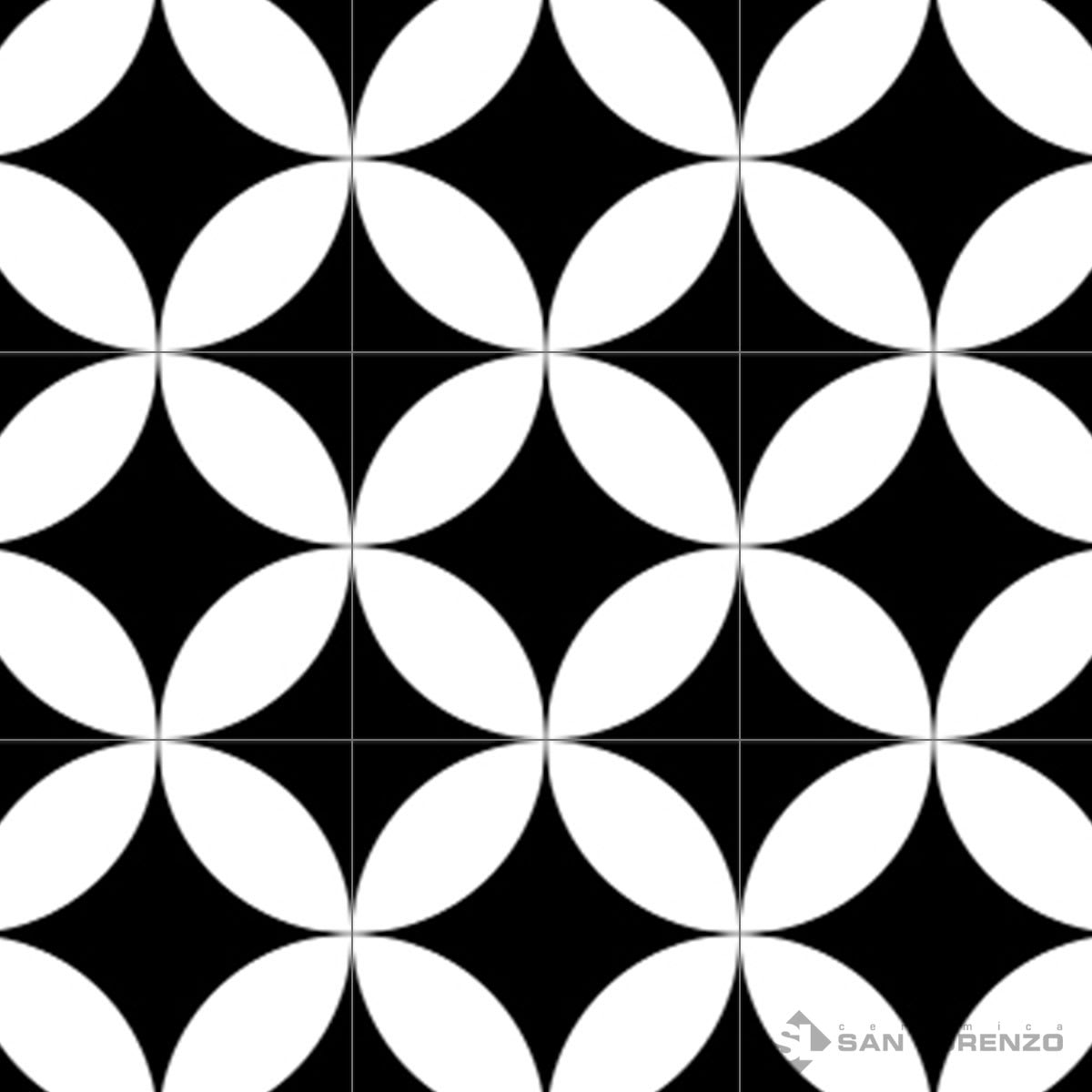 DECO CARDINALE NEGRO 21.6X21.62