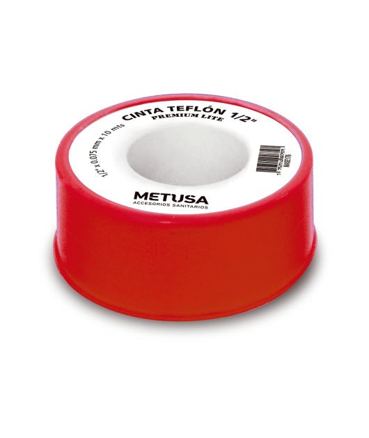 CINTA TEFLON 3/4 X 12MTS ROJO1