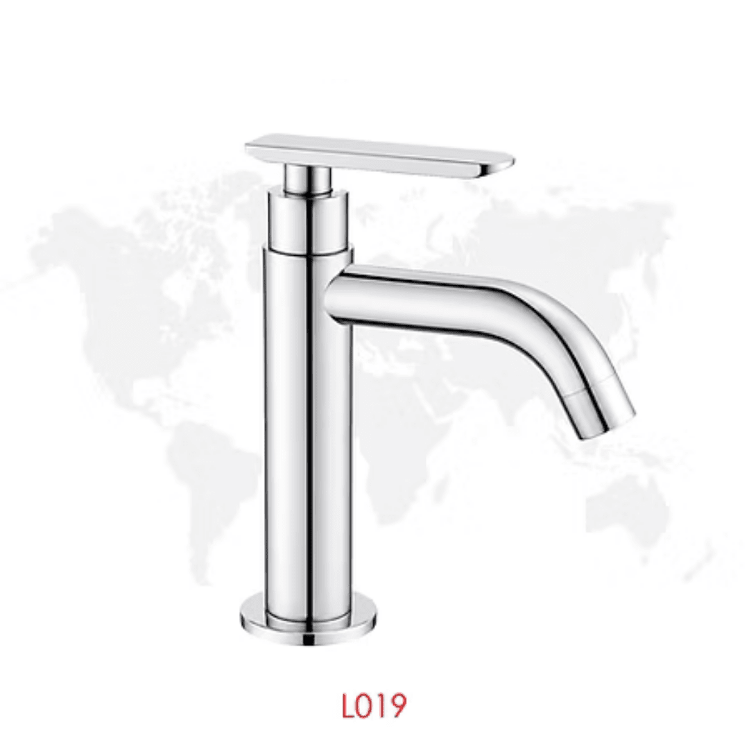 LLAVE ALTA CROMADO REDONDA L019A1