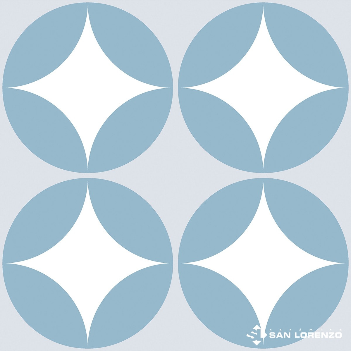 DECO CARDINALE AZURRO 21.6X21.63