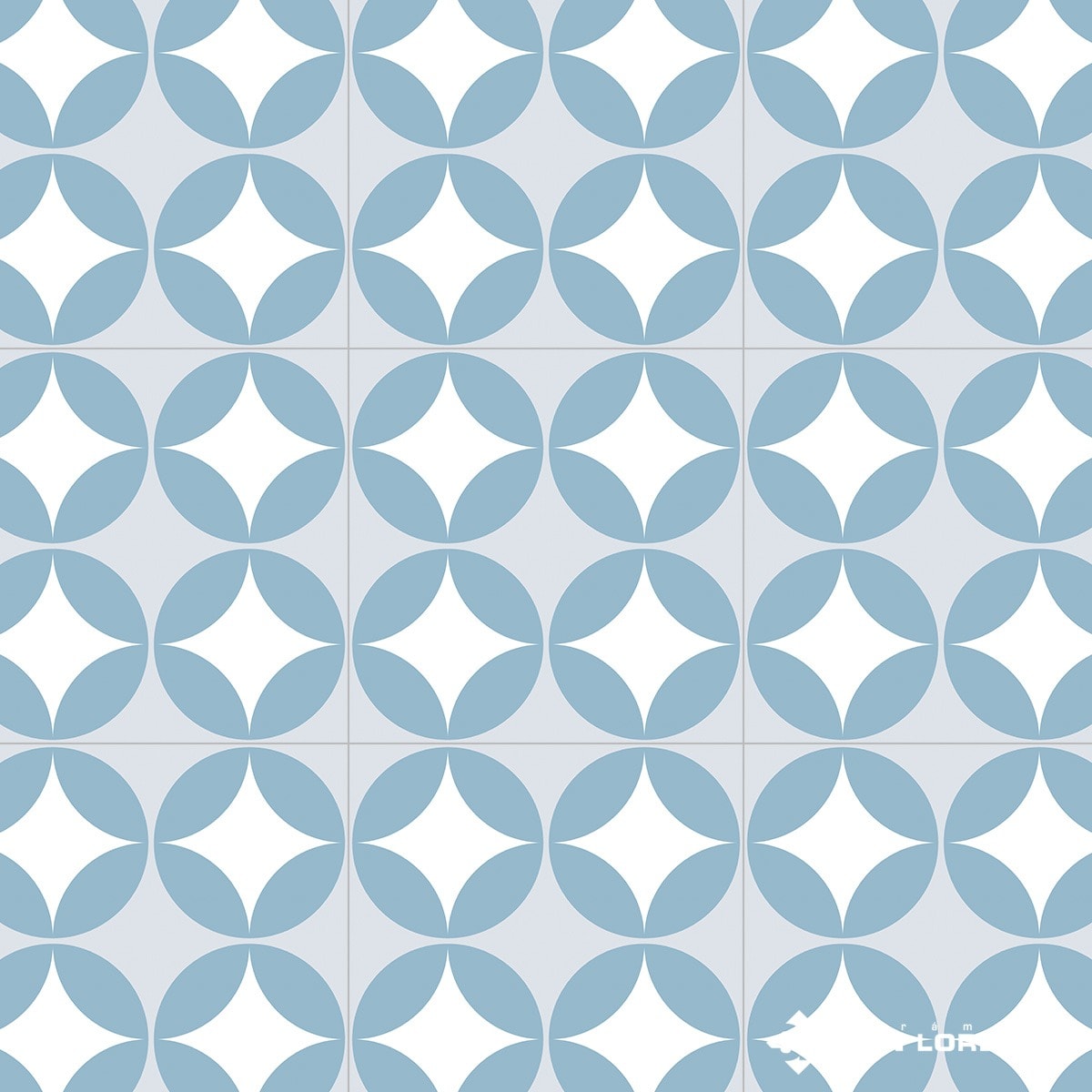 DECO CARDINALE AZURRO 21.6X21.62