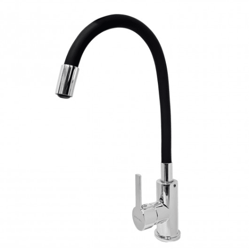 MEZCLADORA MONOCOMANDO FLEXIBLE NEGRA LAVADERO SPRINGS1