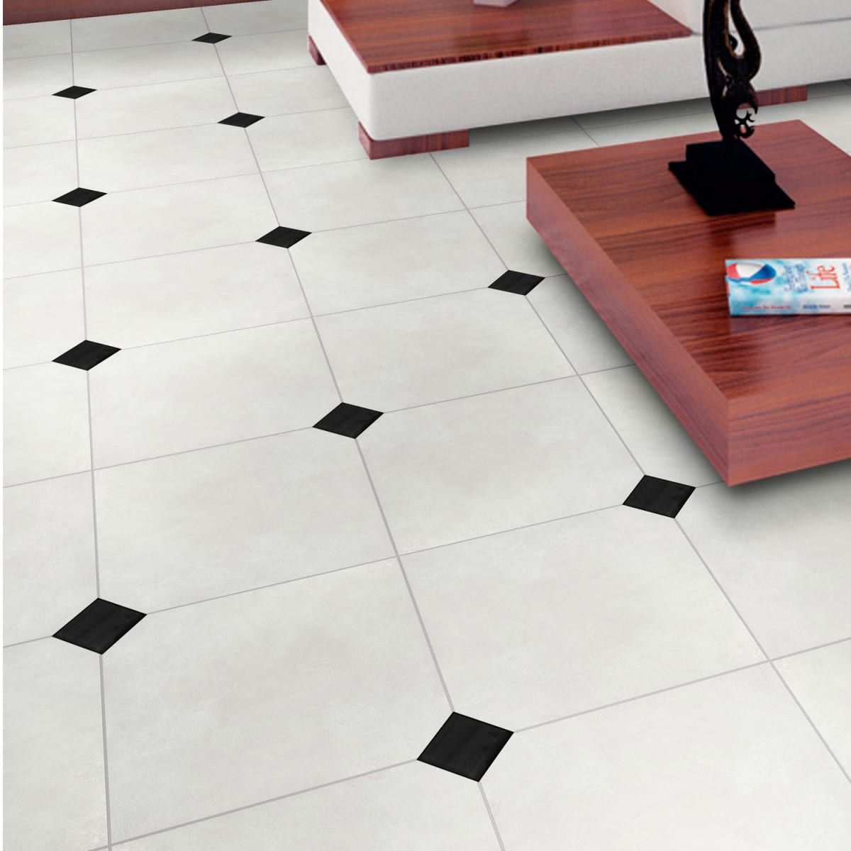 TACO NEGRO BRILLANTE 5 X 52