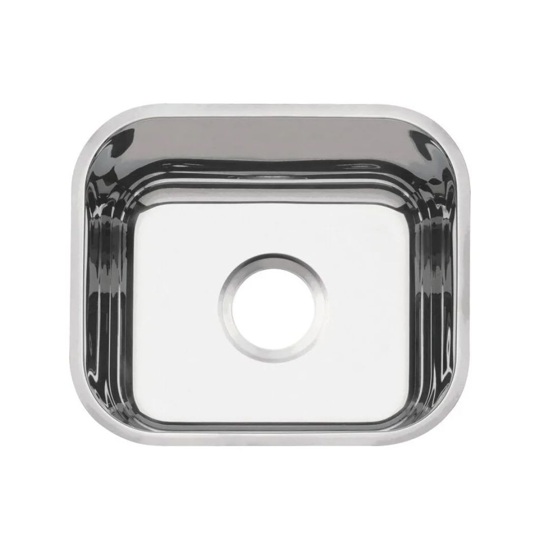 CUBETA RECTANGULAR DE ACERO  EMPOTRAR INOX 40CM X 34CM X 14CM1