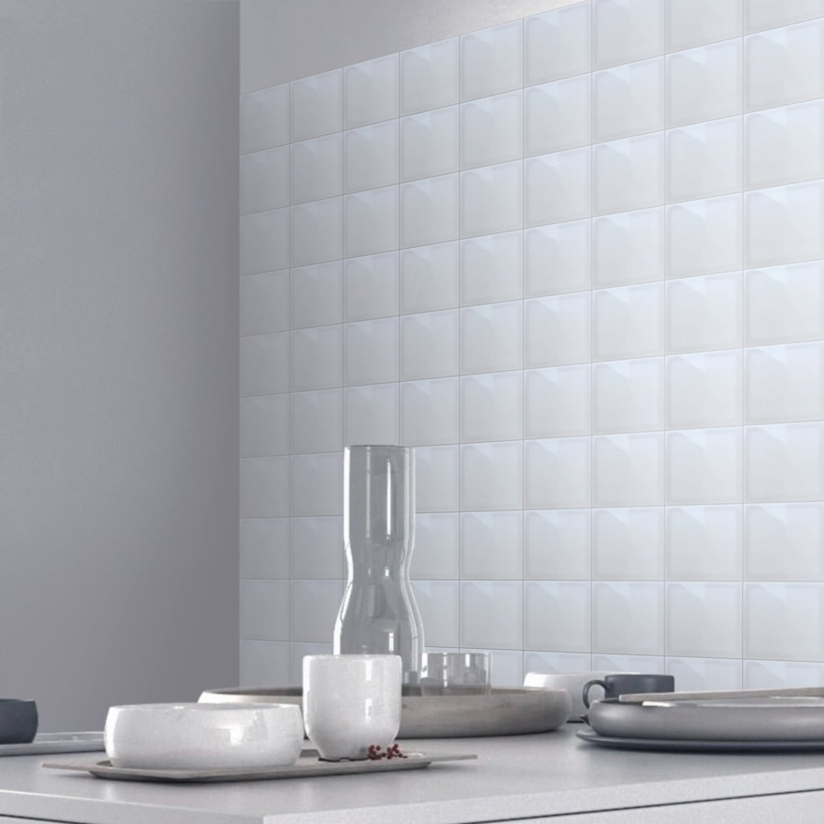 AZULEJO ISEA BIANCO 15X152