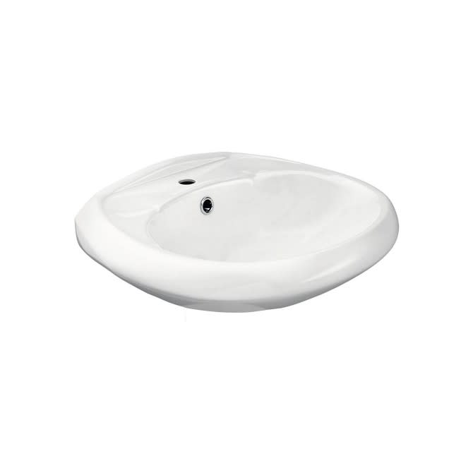 LAVATORIO NUEV CANCUN BLANCO CON REBOSE CR2