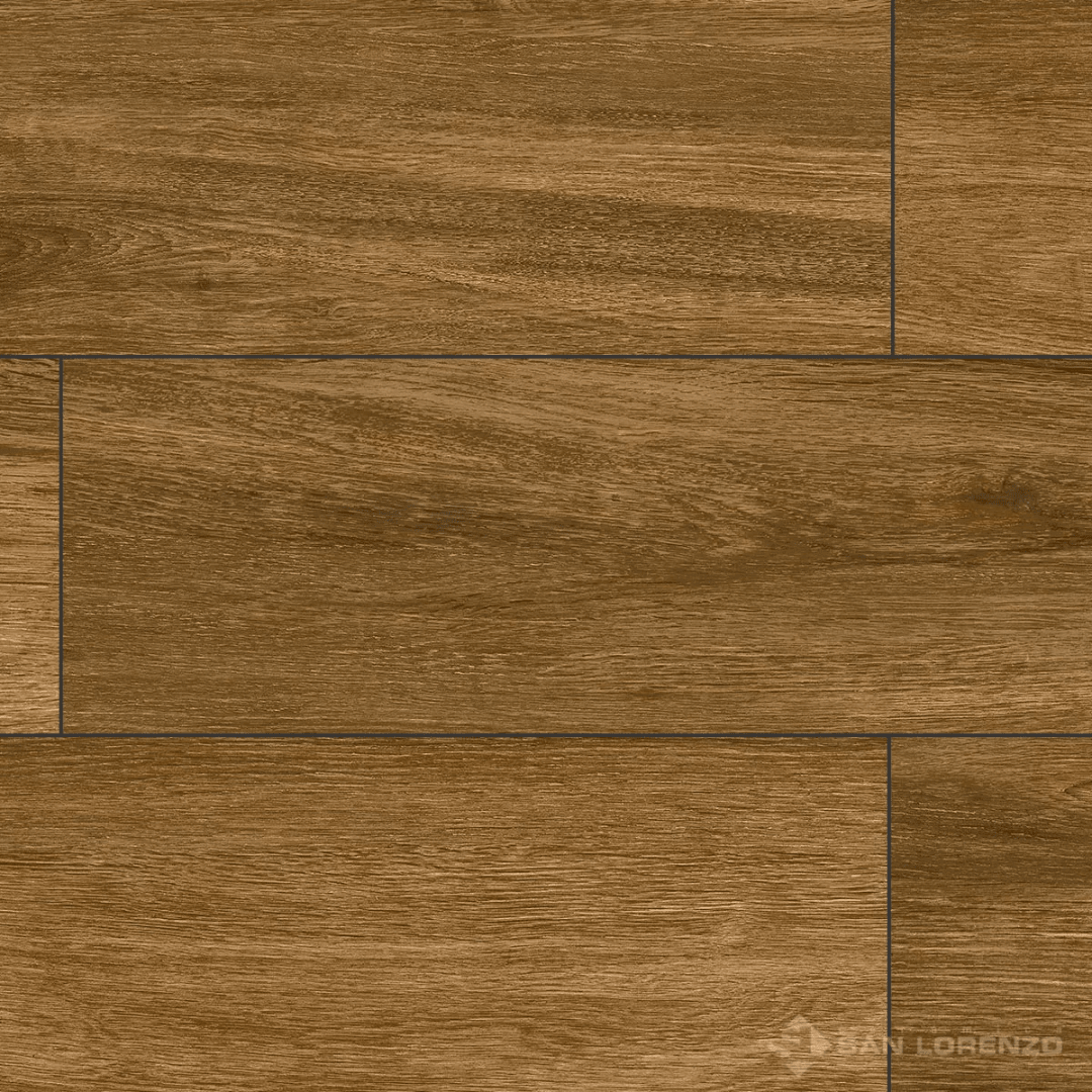 ACACIA CASTAÑO BRILLANTE 20X61 M²2