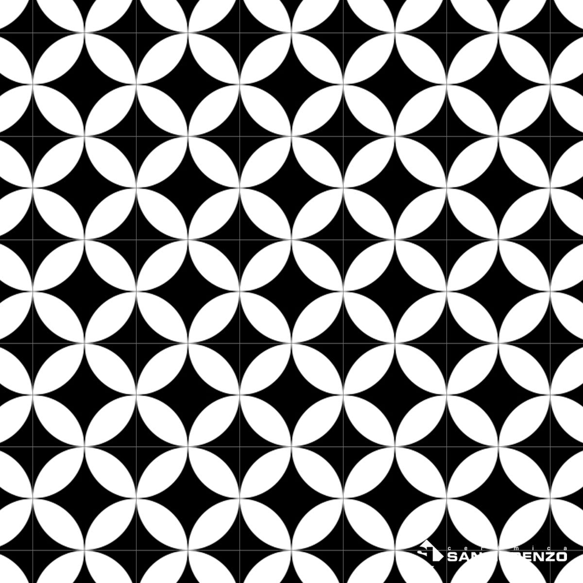 DECO CARDINALE NEGRO 21.6X21.61