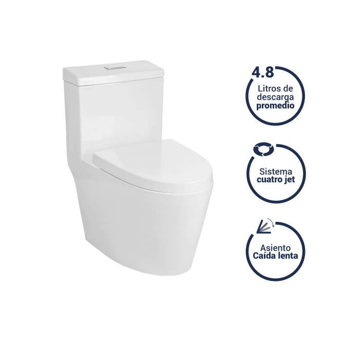 ONE PIECE MODERN C/ASI MELAMINA S/DUAL BL1