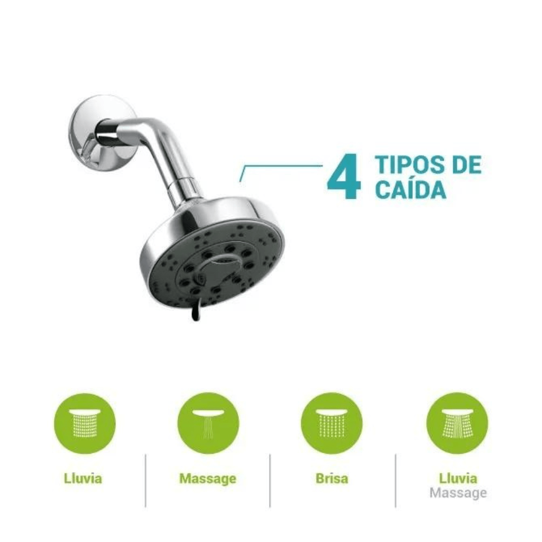 LLAVE DE DUCHA C/SALIDA TECNO CR GALAPAGOS ITALGRI2