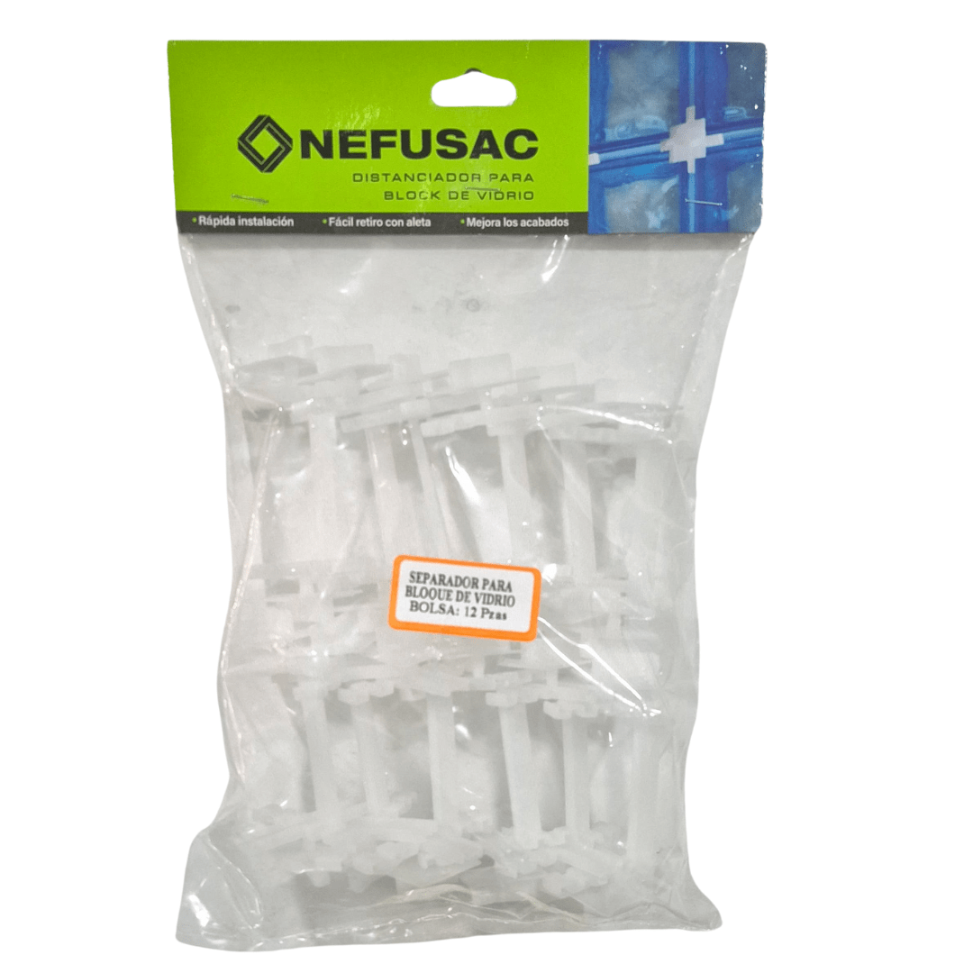 SEPARADOR PARA BLOQUES DE VIDRIO 12 UND1