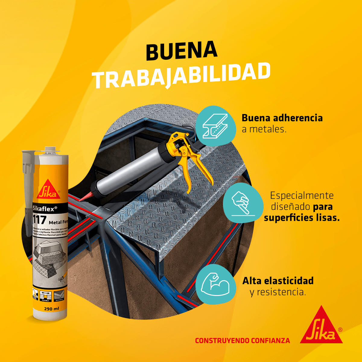 SIKAFLEX-117 METAL FORCE X 290 ML3