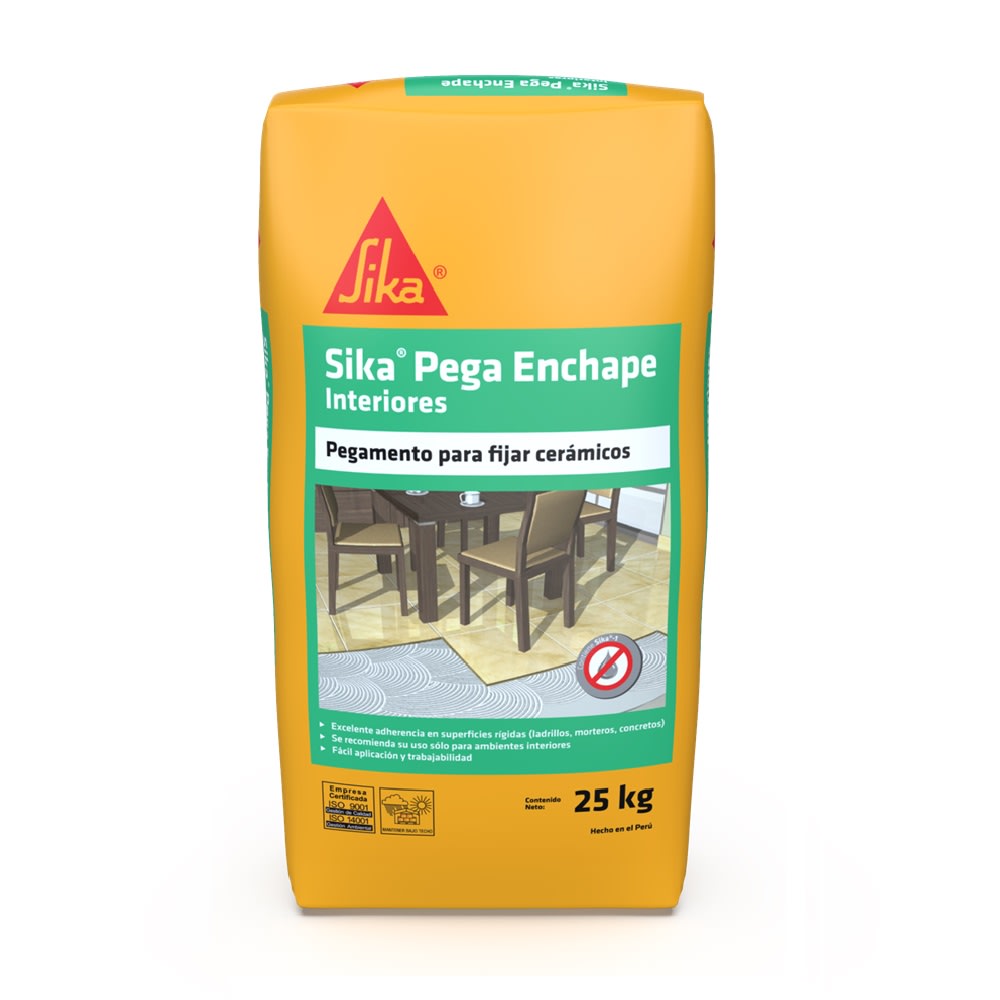 SIKA PEGA ENCHAPE GRIS INTERIOR 25 KG3