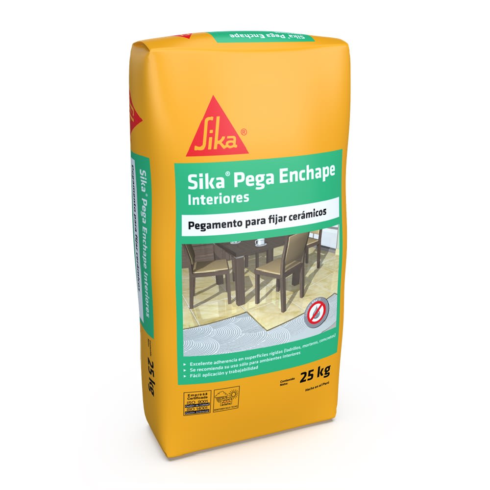 SIKA PEGA ENCHAPE GRIS INTERIOR 25 KG2