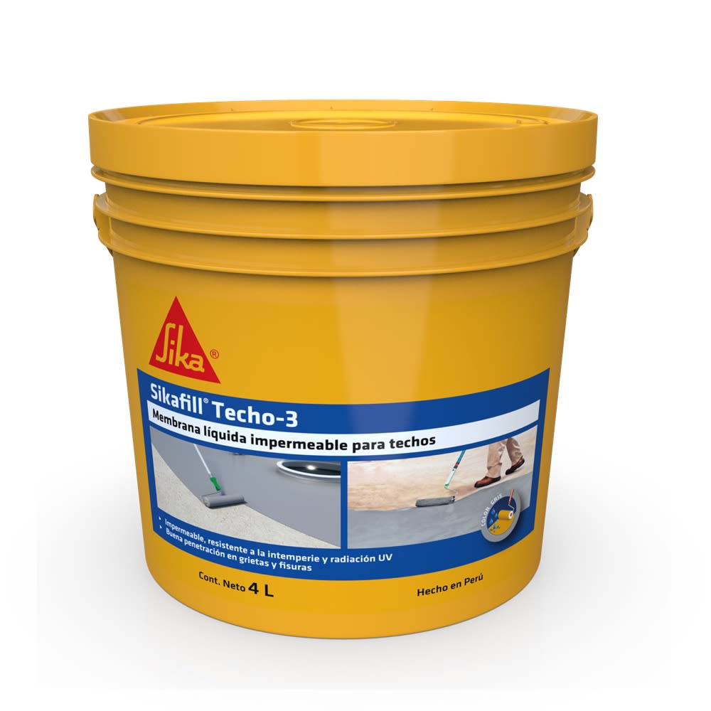 SIKAFILL TECHO-3 GRIS X 4 L3