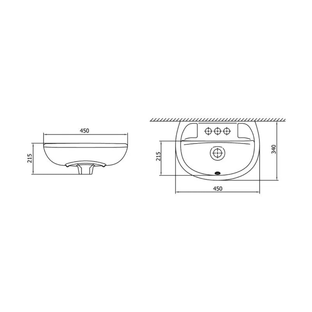 LAVATOR ITALG ARUBA BLAN C/REBOC CROMADO2