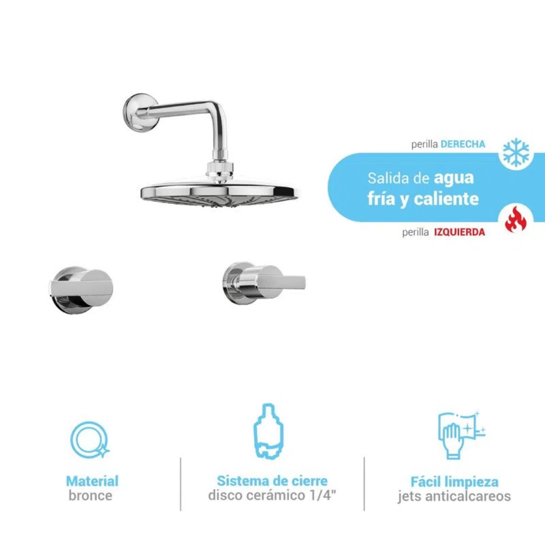 MEZCLADORA DUCHA BAÑO BUZIO LEVER C/S ESPAÑOLA2