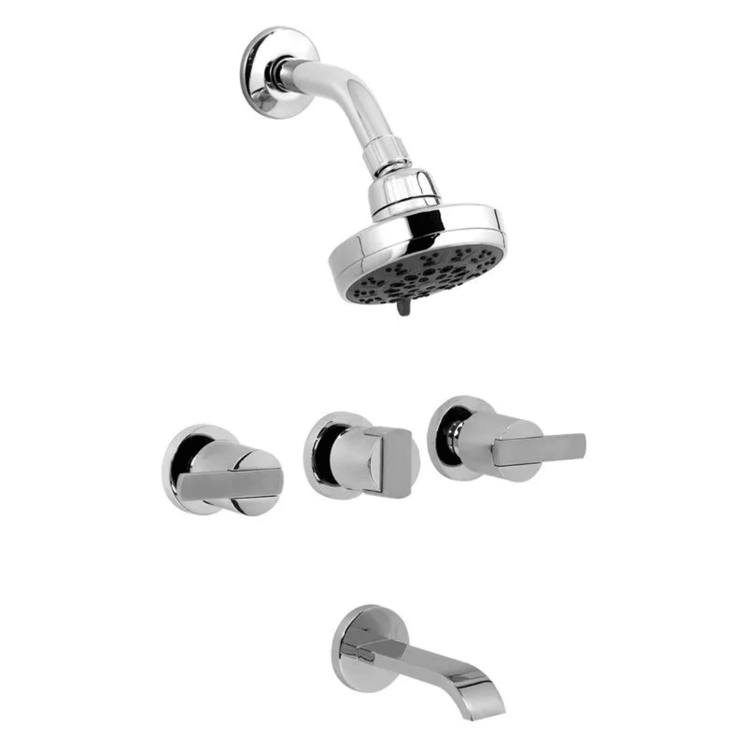 MEZCLADORA DE DUCHA TINA 3 LLAVE  BUZIOS LEVER1