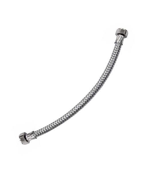 TUBO DE ABASTO ALUM TRENZ. REFORZ. 1/2 BC E 1/2 PLX 40 MR1