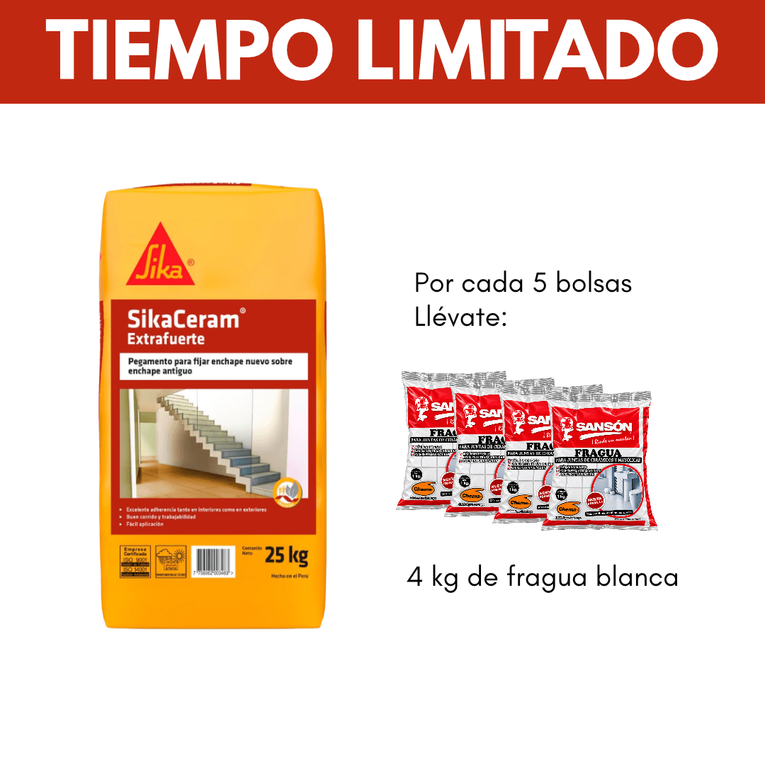 SIKA CERAM BLANCO EXTRAFUERTE 25KG3