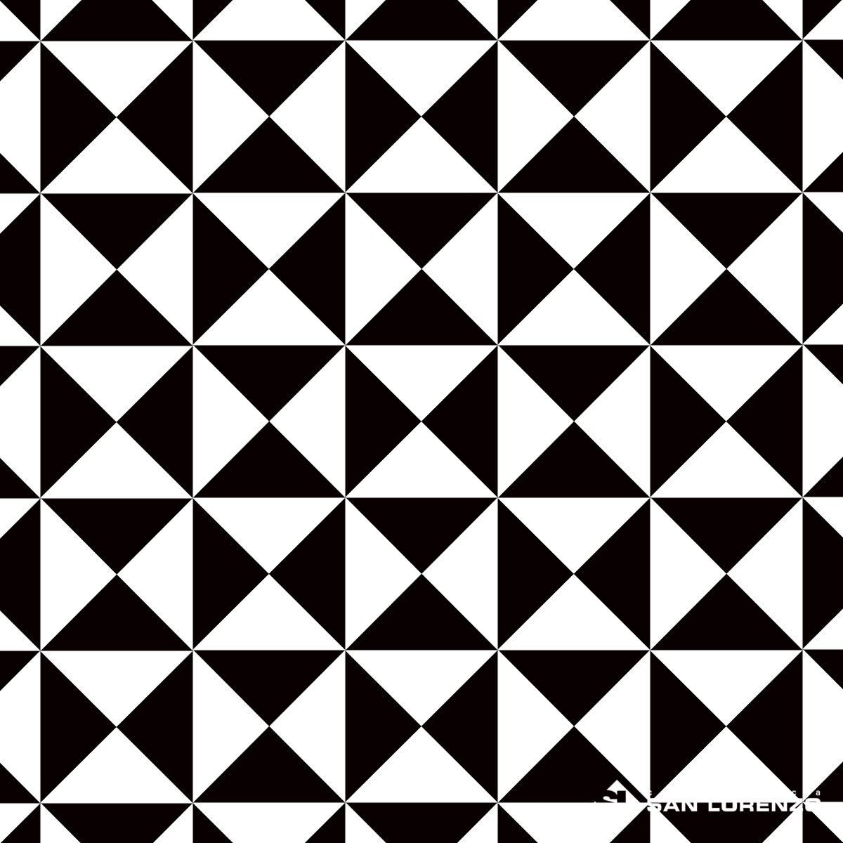 DECO TRIANGOLO NERO 21.6X21.61