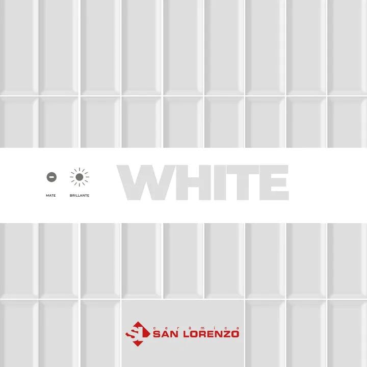 BRICK WHITE MATE 10.7X271