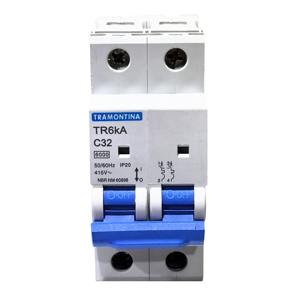 TERMOMAGNETICO TR6KA 2P 32A CURVA C2