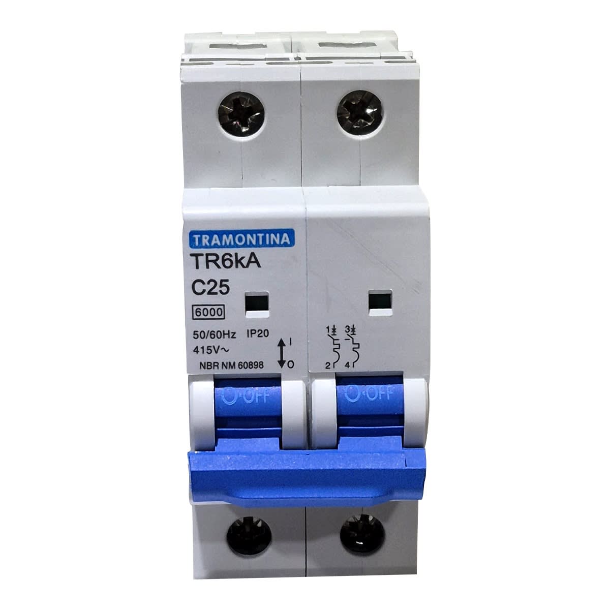 TERMOMAGNETICO TR6KA 2P 25A CURVA C2