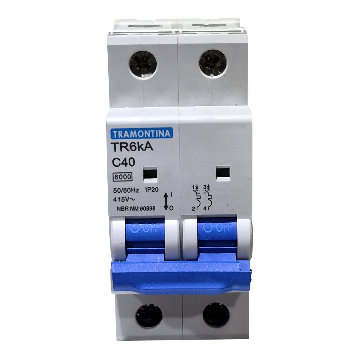 TERMOMAGNETICO TR6KA 2P 40A CURVA C1