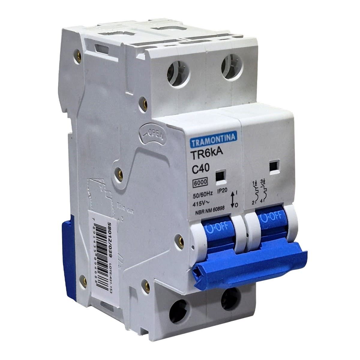 TERMOMAGNETICO TR6KA 2P 40A CURVA C2