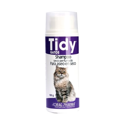 V-TIDY SHAMPÚ SECO GATOS X 100 G.