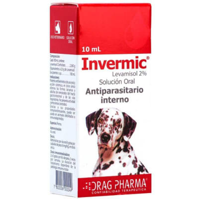 INVERMIC 2% PERRO  GOTAS 10 ML .