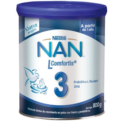 NAN 3 LCONFORTIS (MAS DE 1 AÑO) LATA X 800 G.