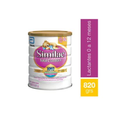 SIMILAC TOTAL COMFORT 1&2  (0-12 MESES) LATA X  820 G.