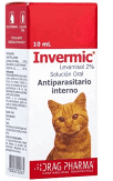 INVERMIC 2% GATOS GOTAS 10 ML.